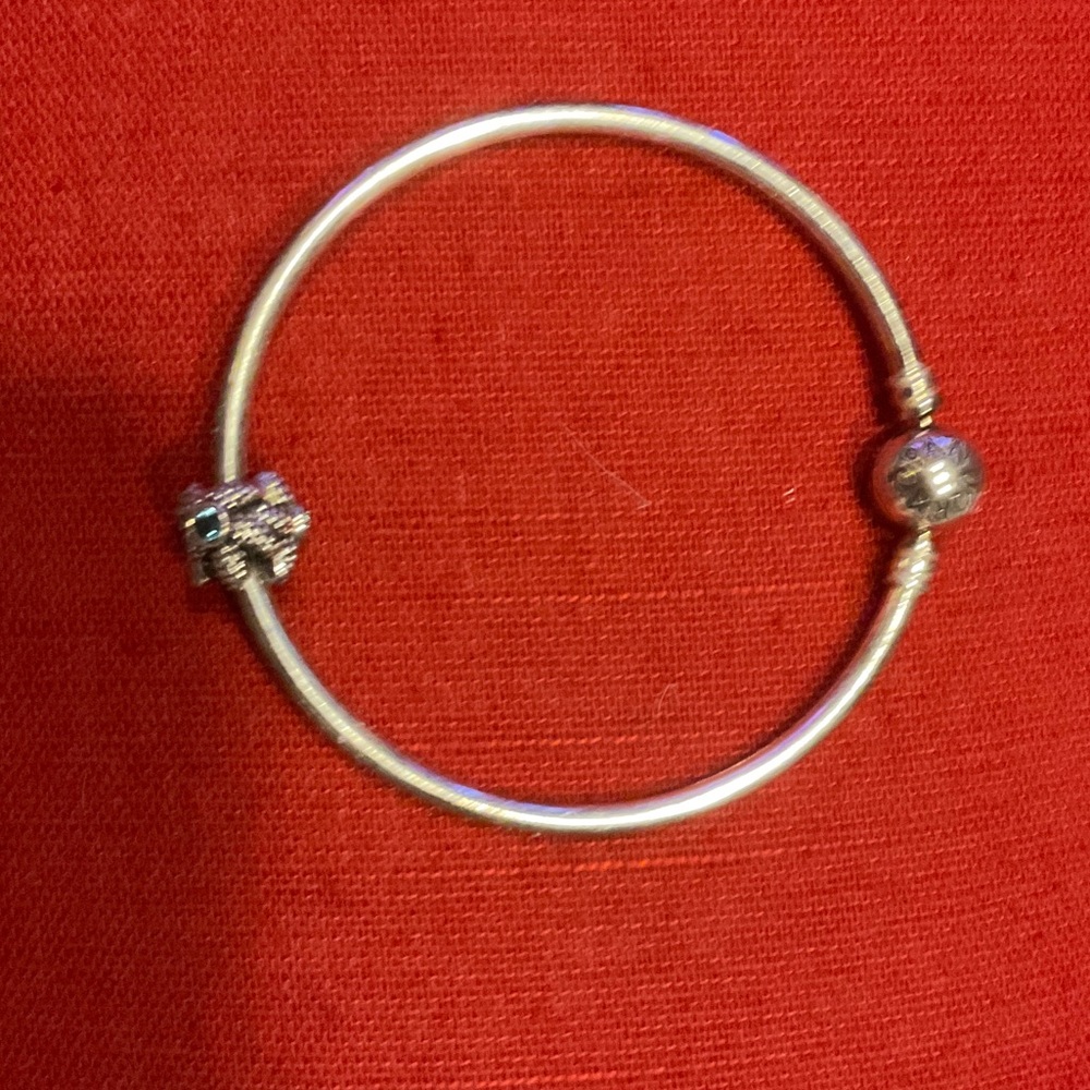 Pandora Silver Charm Bracelet with charm